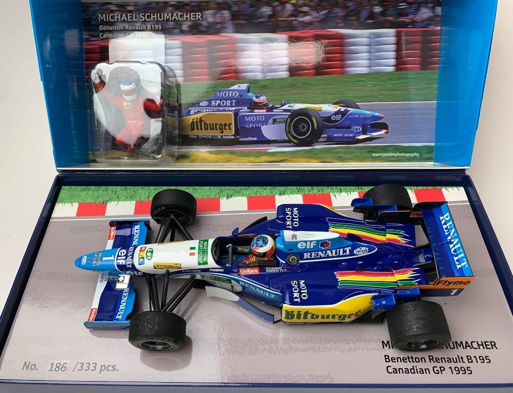 Minichamps 1:18 Benetton B195, No 1 M. Schumacher - lim. 333, -, Nieuw, Ophalen of Verzenden, -