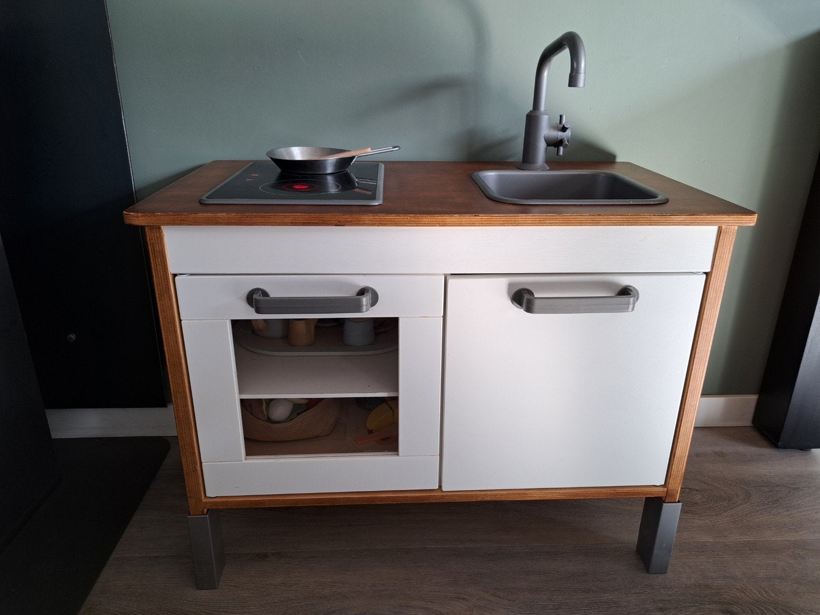 Ikea Speelgoedkeuken met accessoires, Kinderen en Baby's, Ophalen, Gebruikt