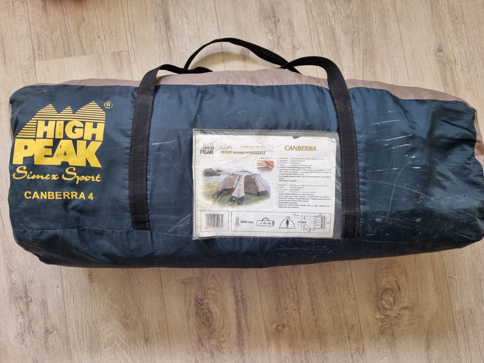 3 persoons tent met luifel high peak, Ophalen, Gebruikt