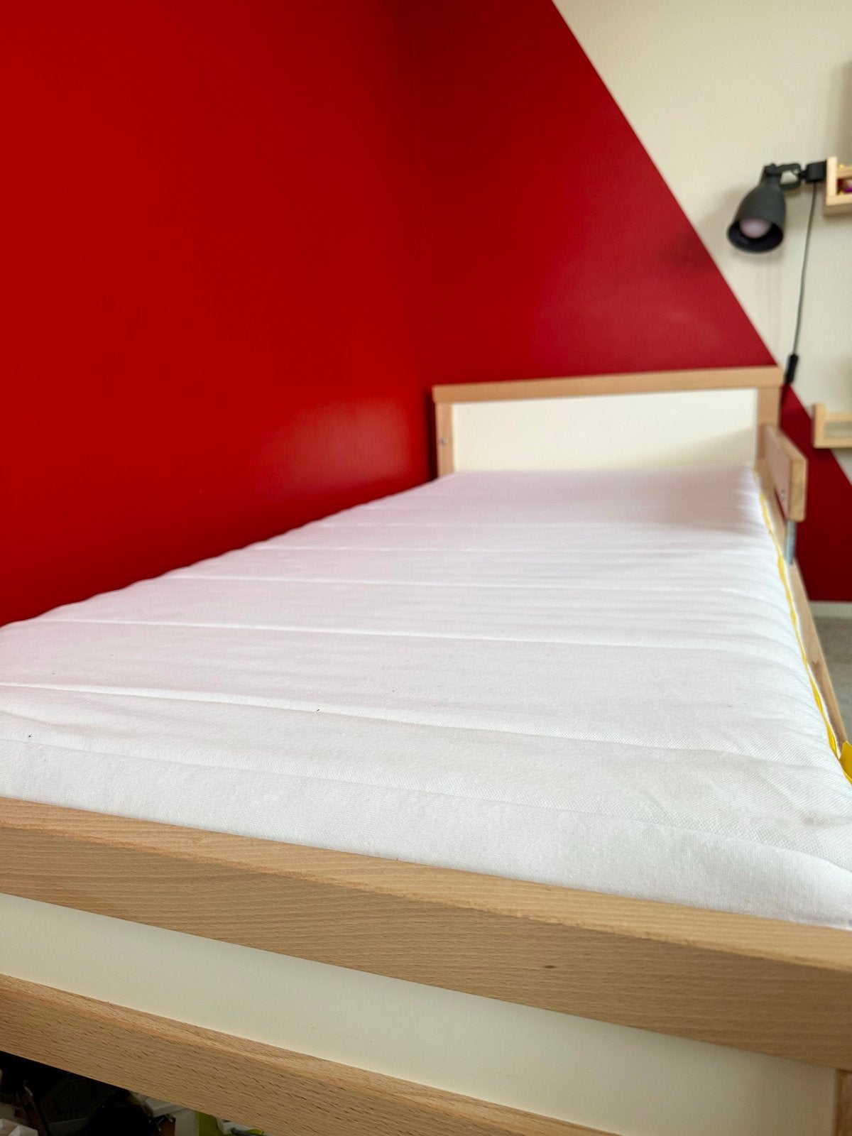 IKEA Sniglar Peuterbed 70x160 cm, Ophalen, Beige, 190 cm of minder, Zo goed als nieuw