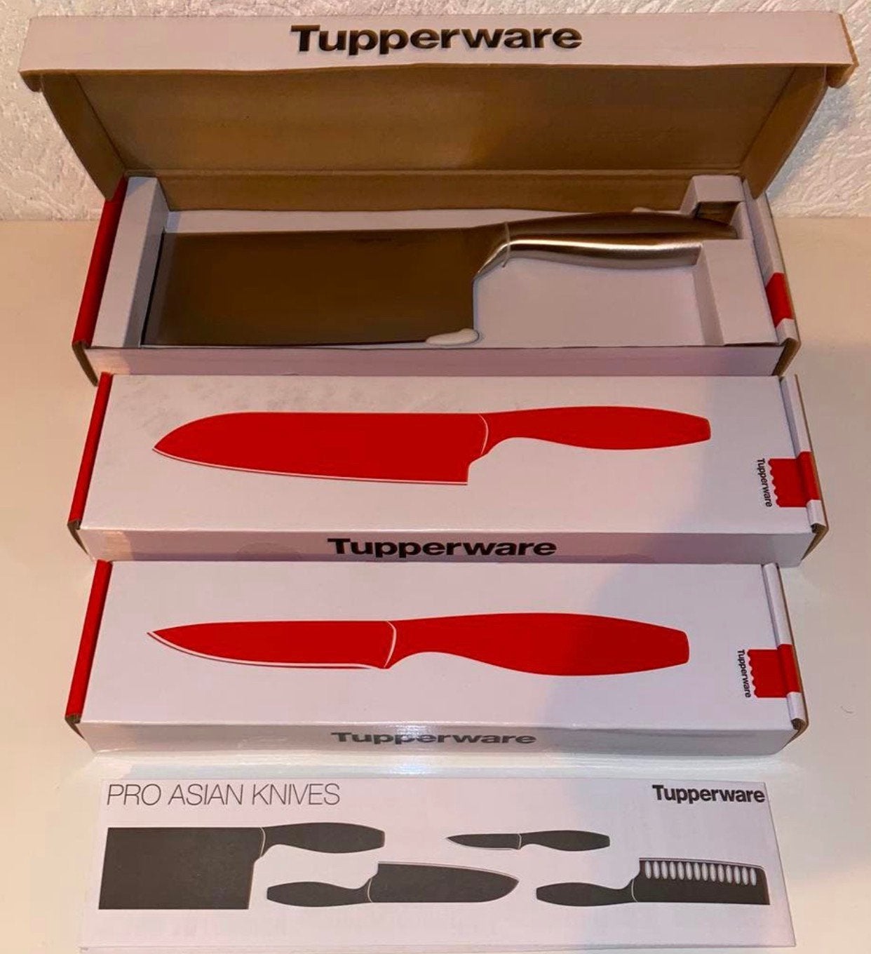 Tupperware 3 Delig Exclusieve RVS Chef Serie, Verzenden, Nieuw, Overige typen