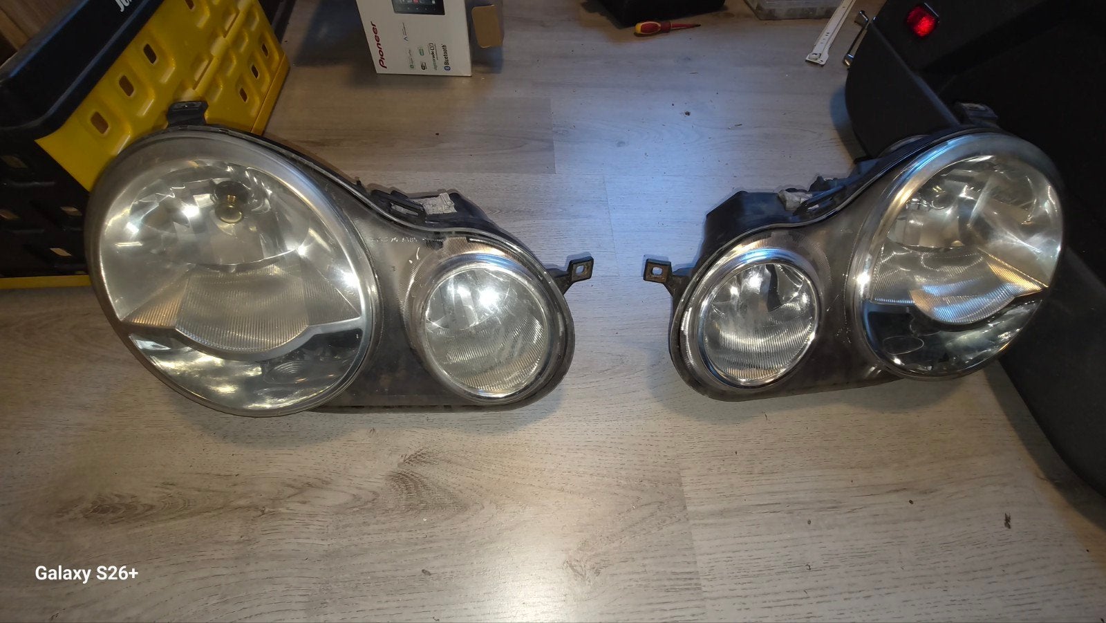 Koplampen met stelmotor en smoke achterlichten, Ophalen of Verzenden, Gebruikt
