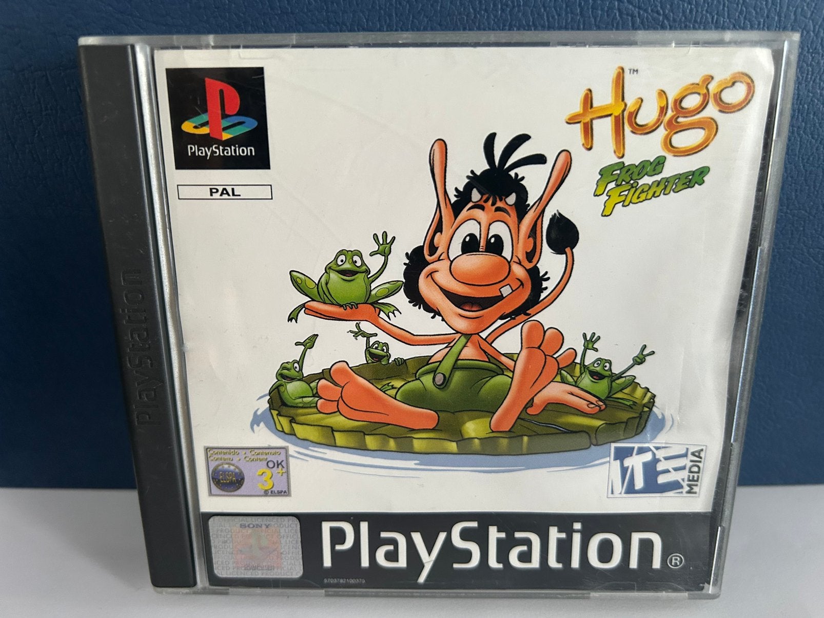 Hugo Frog Fighter / Playstation 1 / PS1 ps1, Spelcomputers en Games, Games | Sony PlayStation 1, Vechten, 2 spelers, Ophalen of Verzenden