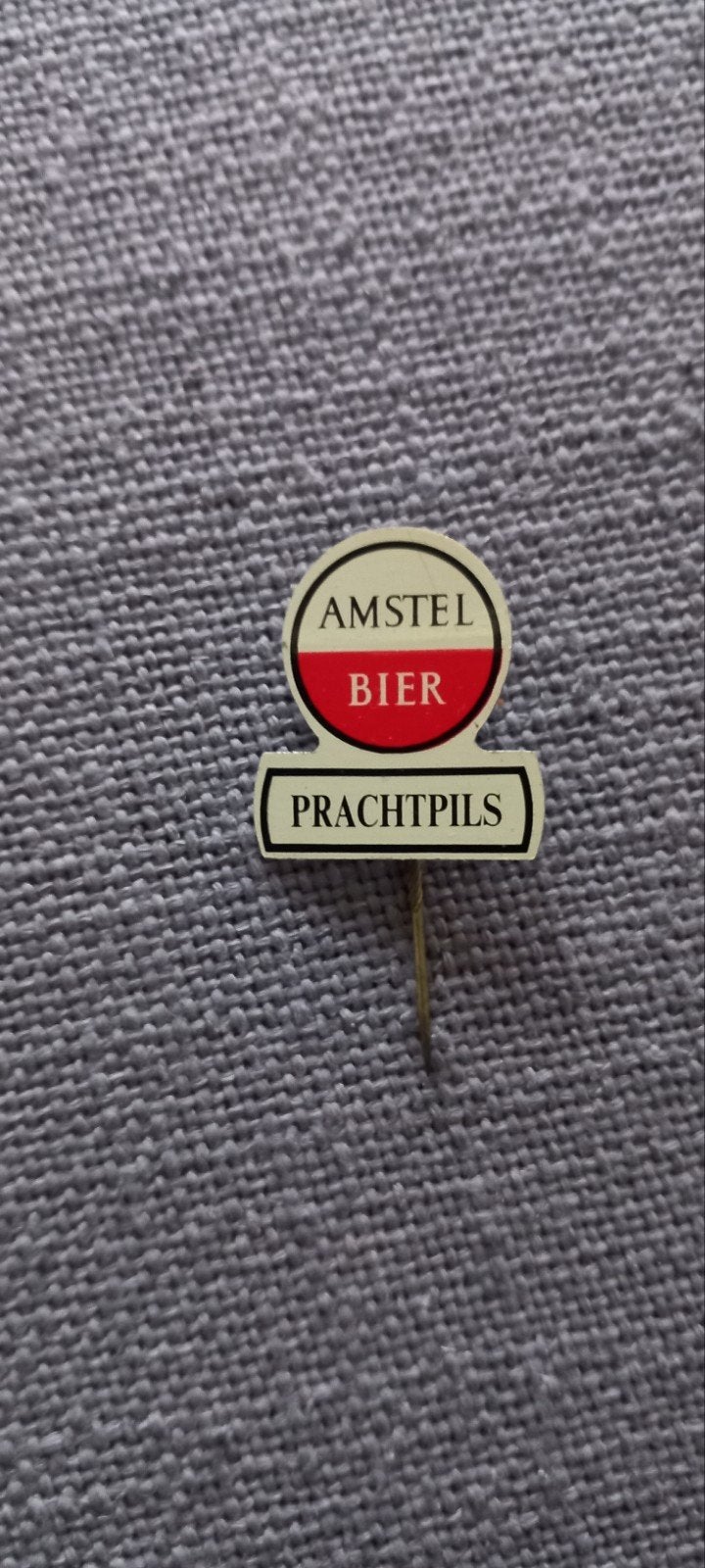 Vintage Amstel Bier Prachtpils Reclame Speldje, Verzamelen, Ophalen of Verzenden, Gebruikt
