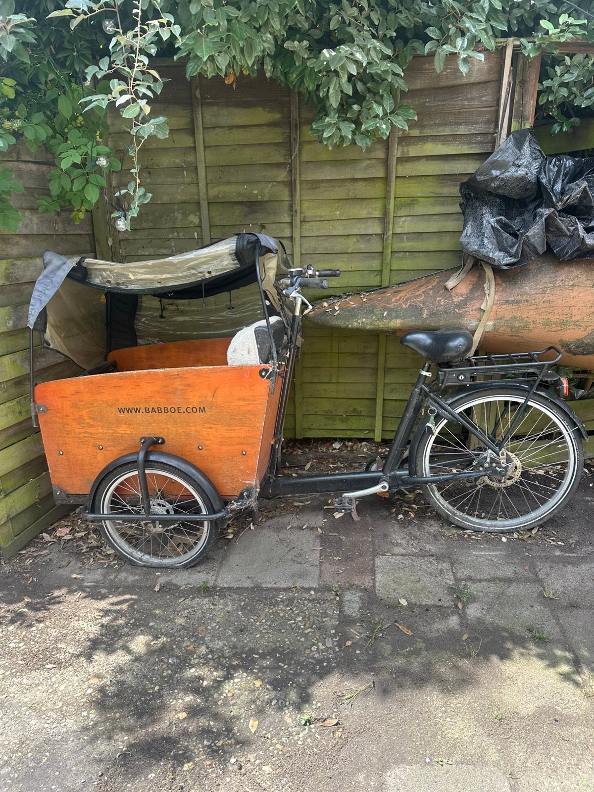 Opknap baboe bakfiets, Ophalen of Verzenden, Zo goed als nieuw, 4 kinderen of meer