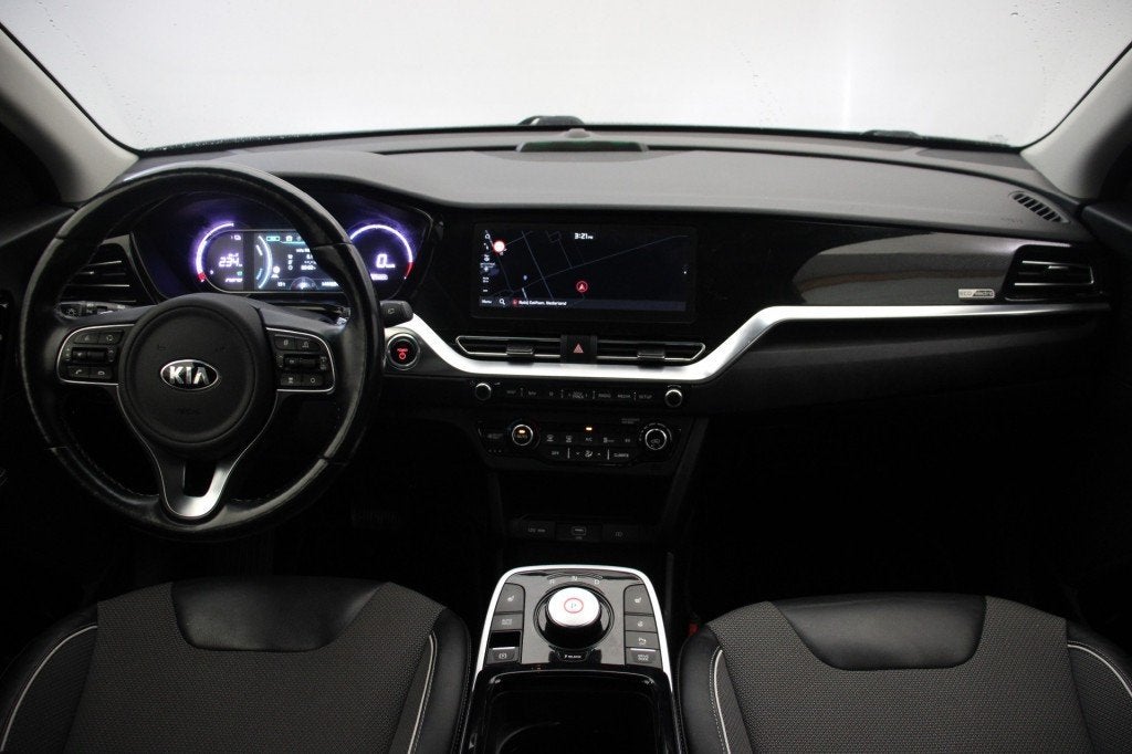 Kia E-NIRO DynamicLine 64 kWh - Carplay, Camera, Stoelverw., Gebruikt, 1712 kg, Met garantie (alle), Blauw