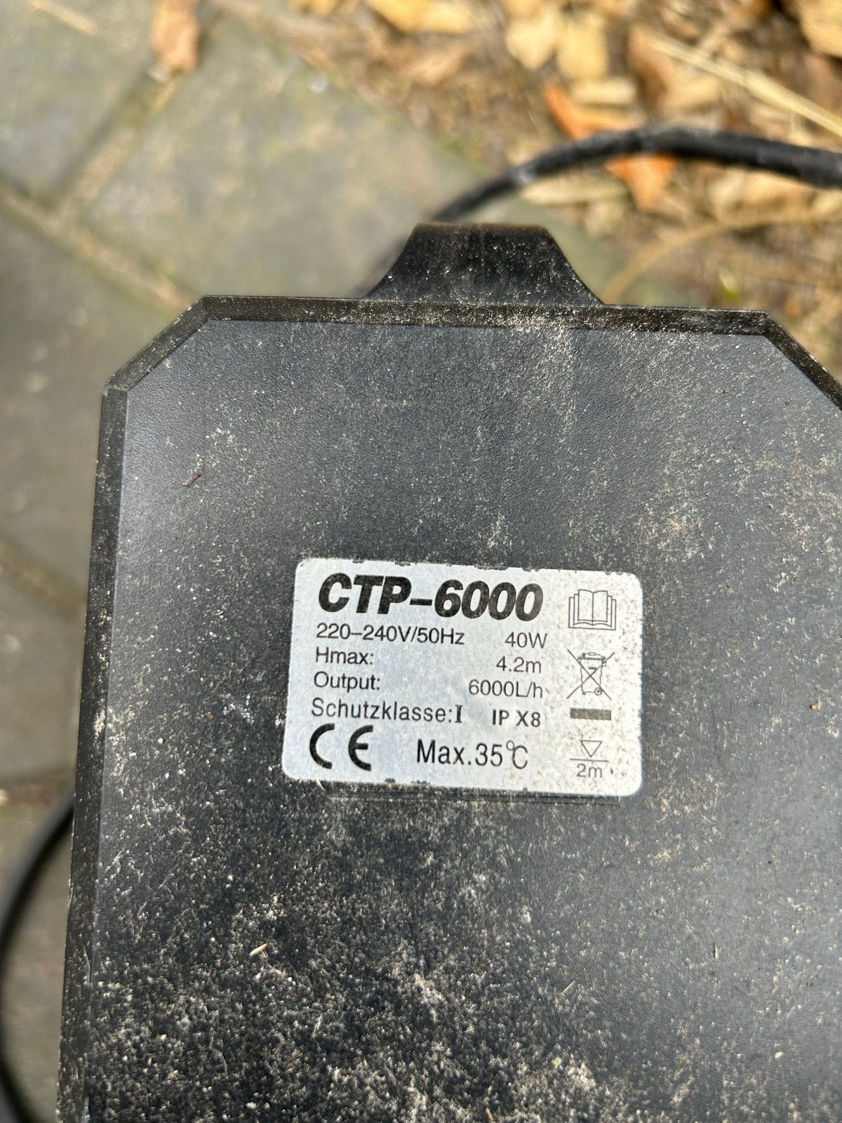 RVS waterval met pomp (CTP-6000) - Alleen afhalen, Tuin en Terras, Ophalen, Gebruikt