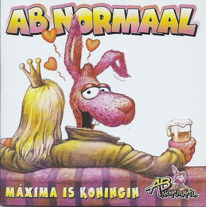 cd-single van Ab Normaal - Maxima is Koningin, Verzenden, Zo goed als nieuw, Nederlandstalig