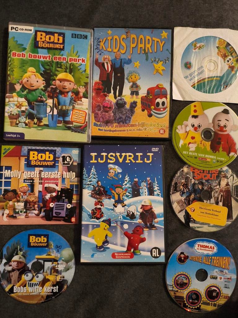Kinder DVD's: Bob de Bouwer, Kids Party, Ijsvrij, Cd's en Dvd's, Dvd's | Kinderen en Jeugd, Ophalen of Verzenden