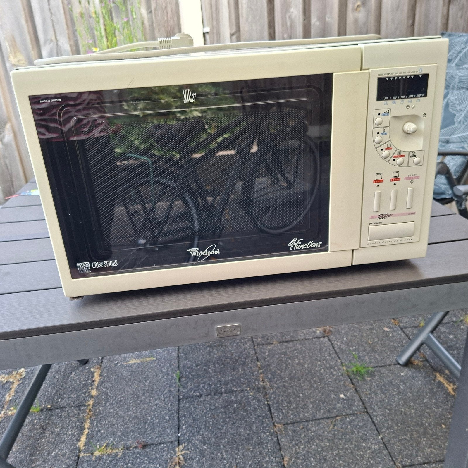 Whirlpool Combimagnetron AVM 916/WP/WH, Witgoed en Apparatuur, Magnetrons, Ophalen, Combimagnetron, Gebruikt, 60 cm of meer