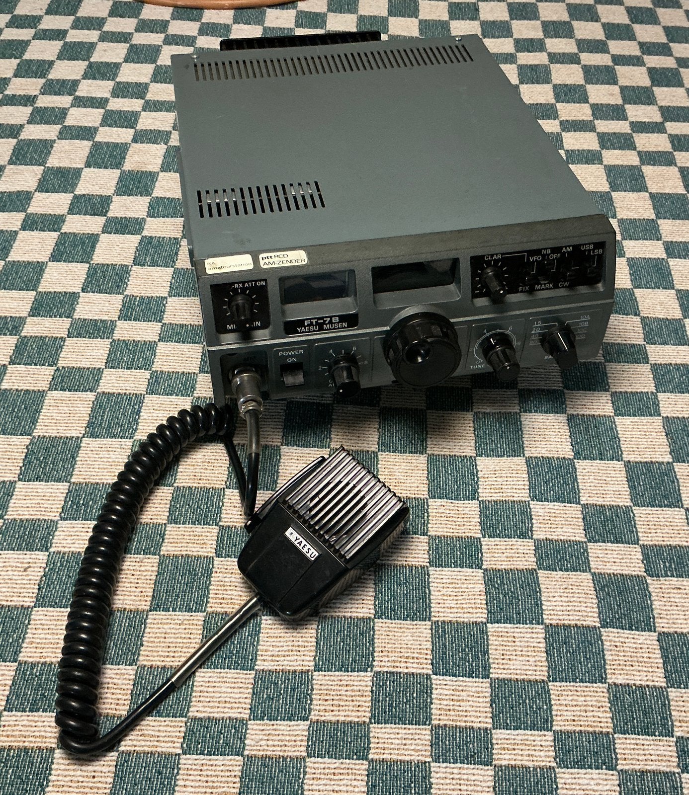 Yaesu FT-7B, Telecommunicatie, Ophalen, Gebruikt, Zender en Ontvanger
