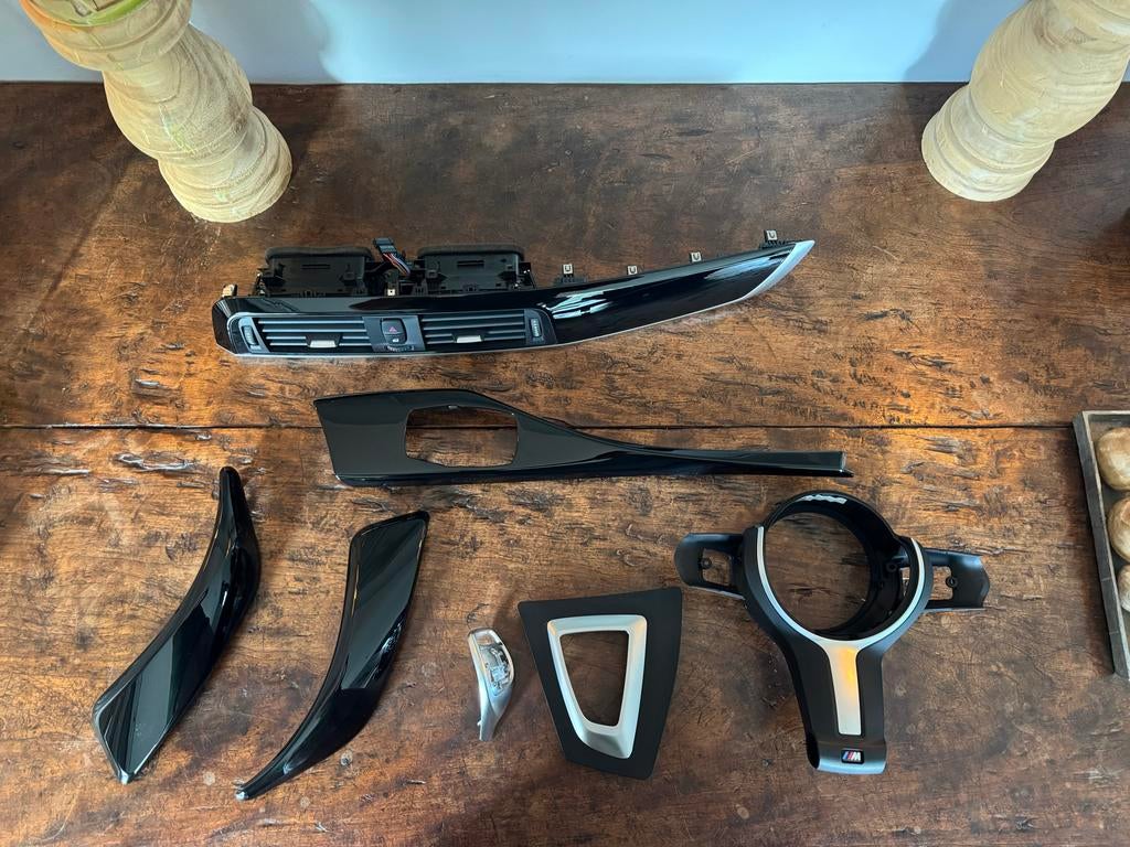 BMW F22 F20 F87 LCI Interieurlijsten Set Hoogglans zwart, Auto-onderdelen, Interieur en Bekleding, Ophalen of Verzenden, Gebruikt