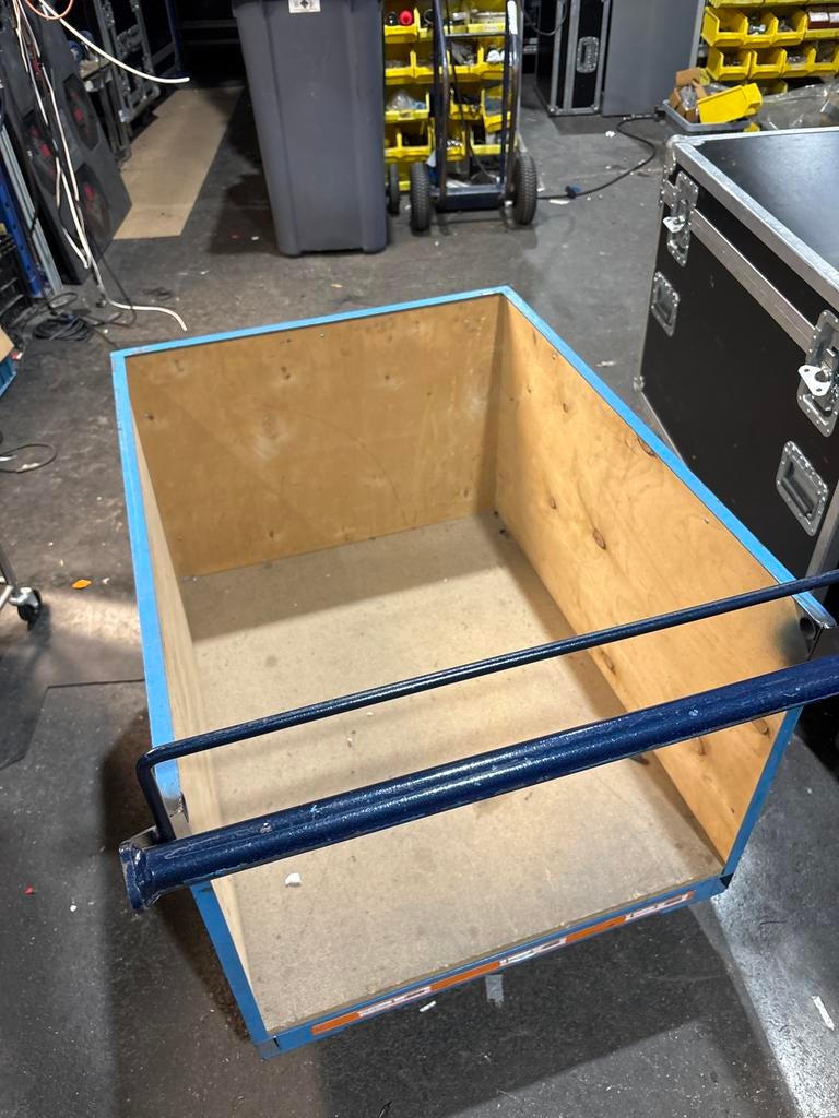 Robuuste Transportkar met Houten Zijwanden, 100 liter of meer, Ophalen, Gebruikt, Transportkar