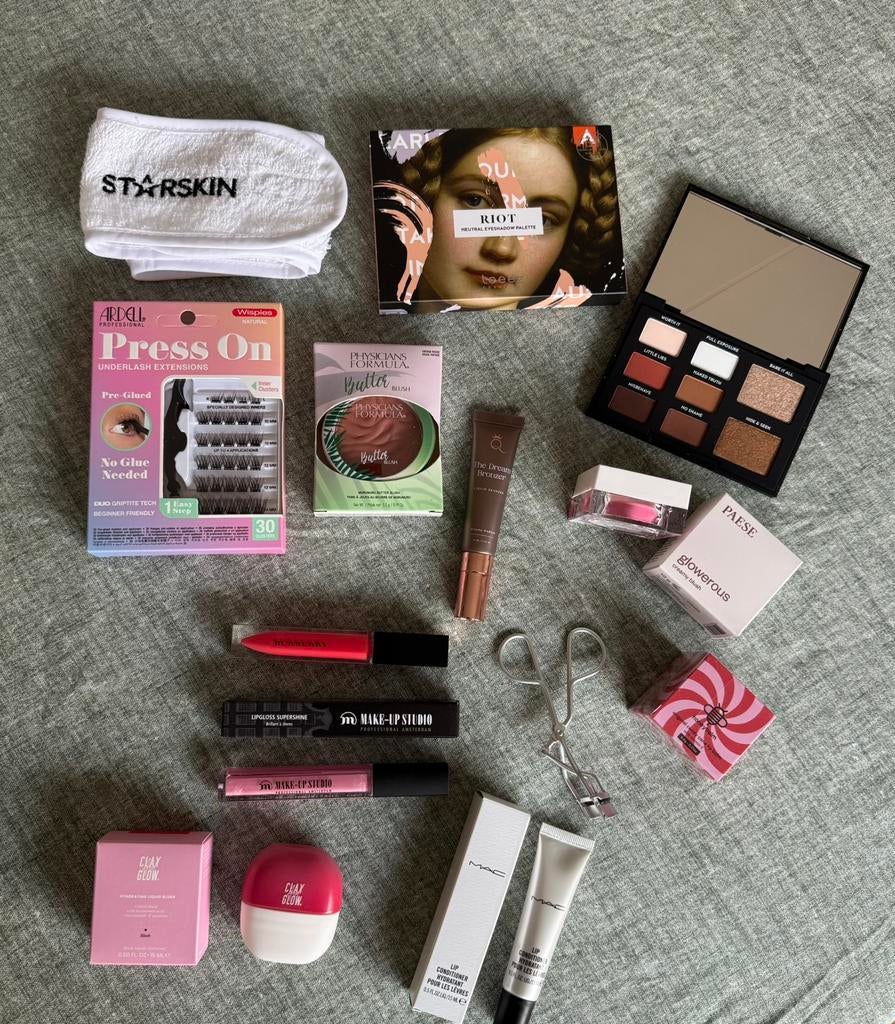 Cosmetica make-up pakket teeez mac burberry paese en meer, Overige kleuren, Gehele gezicht, Nieuw, Ophalen of Verzenden