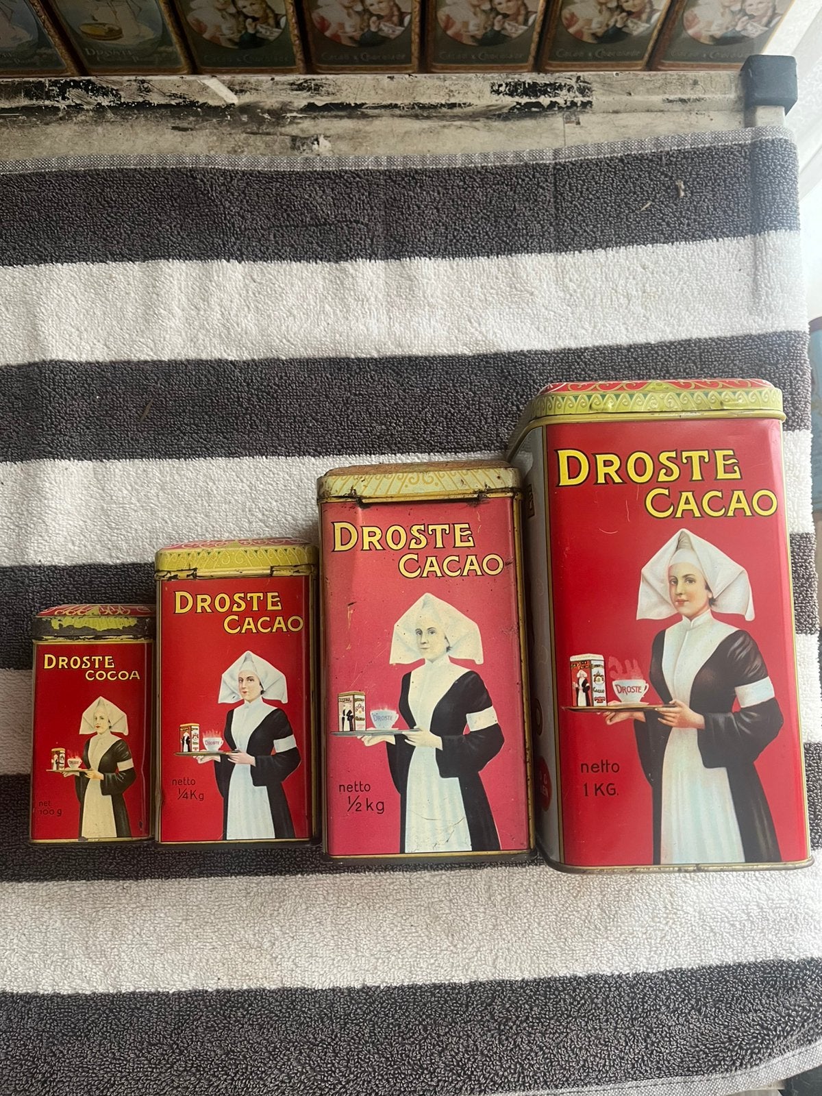 Droste 2 setjes, Ophalen of Verzenden, Gebruikt, Overige, Droste