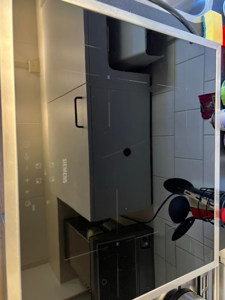 Siemens inductiekookplaat EH645BEB6, Gebruikt, Inbouw, Inductie, 4 kookzones