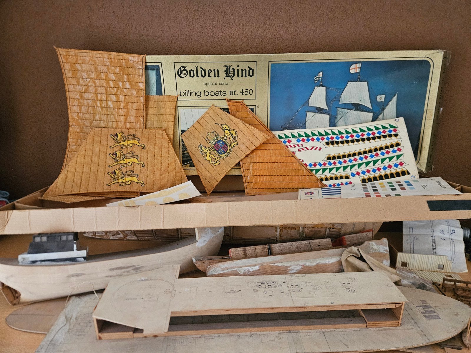 Billing Boats Golden Hind Scheepsmodel Bouwpakket en diverse, Hobby en Vrije tijd, Modelbouw | Boten en Schepen, Ophalen