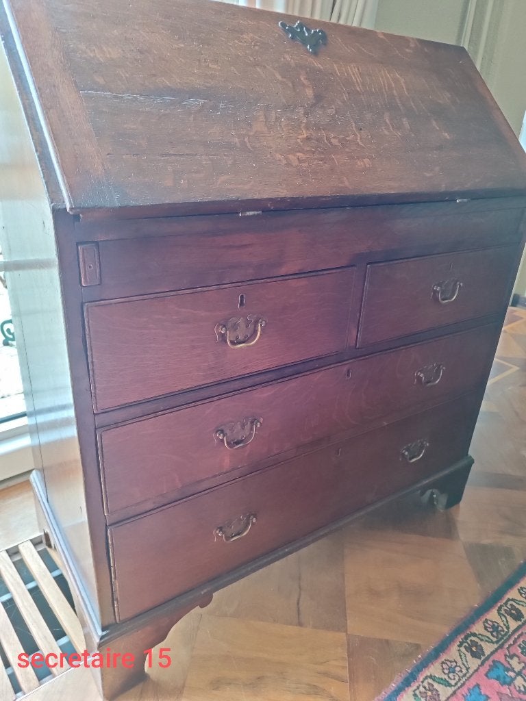 antiek 18e eeuws Engels secretaire, Ophalen