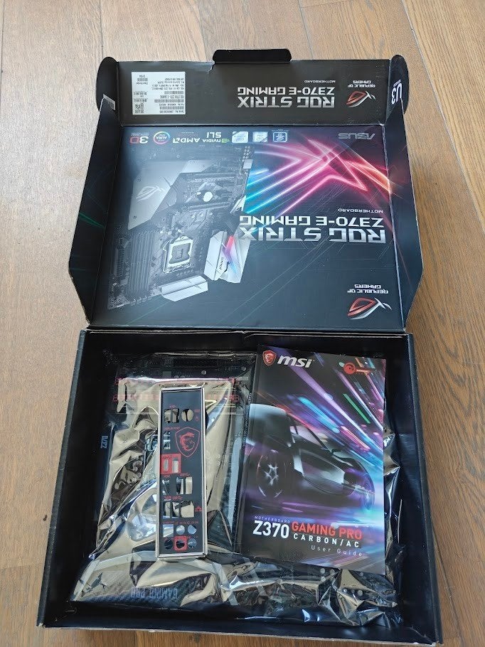 MSI Z370 Gaming Pro Carbon AC + i7-8700K + 16GB DDR4-3000, Computers en Software, Moederborden, Ophalen, Gebruikt, LGA 1151, DDR4