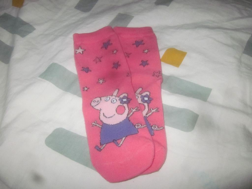 Leuke nieuwe fuchsia/paarse/ea sokjes Peppa Pig maat 27/30, Kinderen en Baby's, Meisje, Nieuw, Ophalen of Verzenden, Peppa Pig