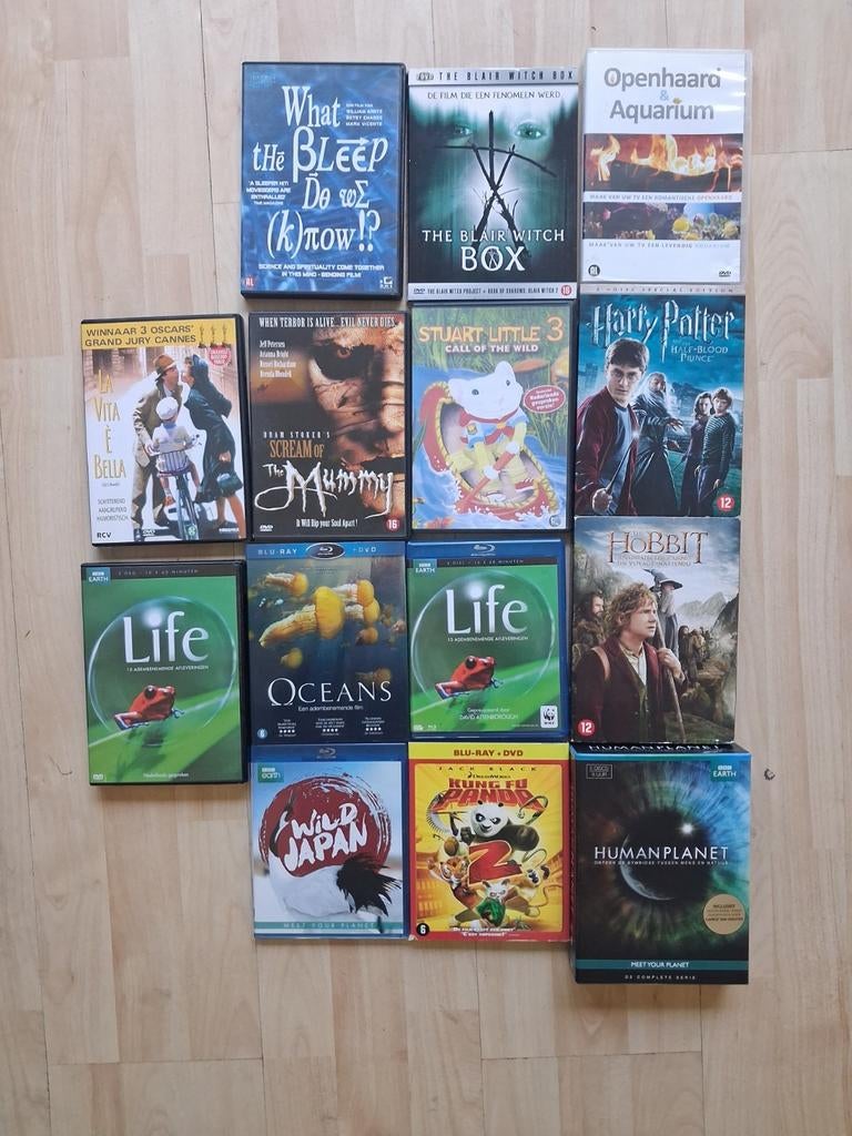 Diverse DVD en BlueRay films, Cd's en Dvd's, Alle leeftijden, Ophalen of Verzenden, Zo goed als nieuw