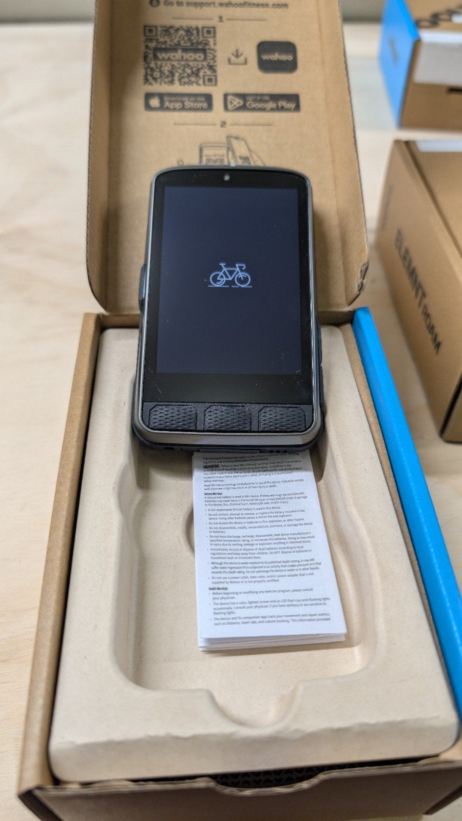 Wahoo Elemnt ACE WFCC7, Fietsen en Brommers, Fietsaccessoires | Fietscomputers, Zo goed als nieuw, Draadloos, GPS, Waterdicht