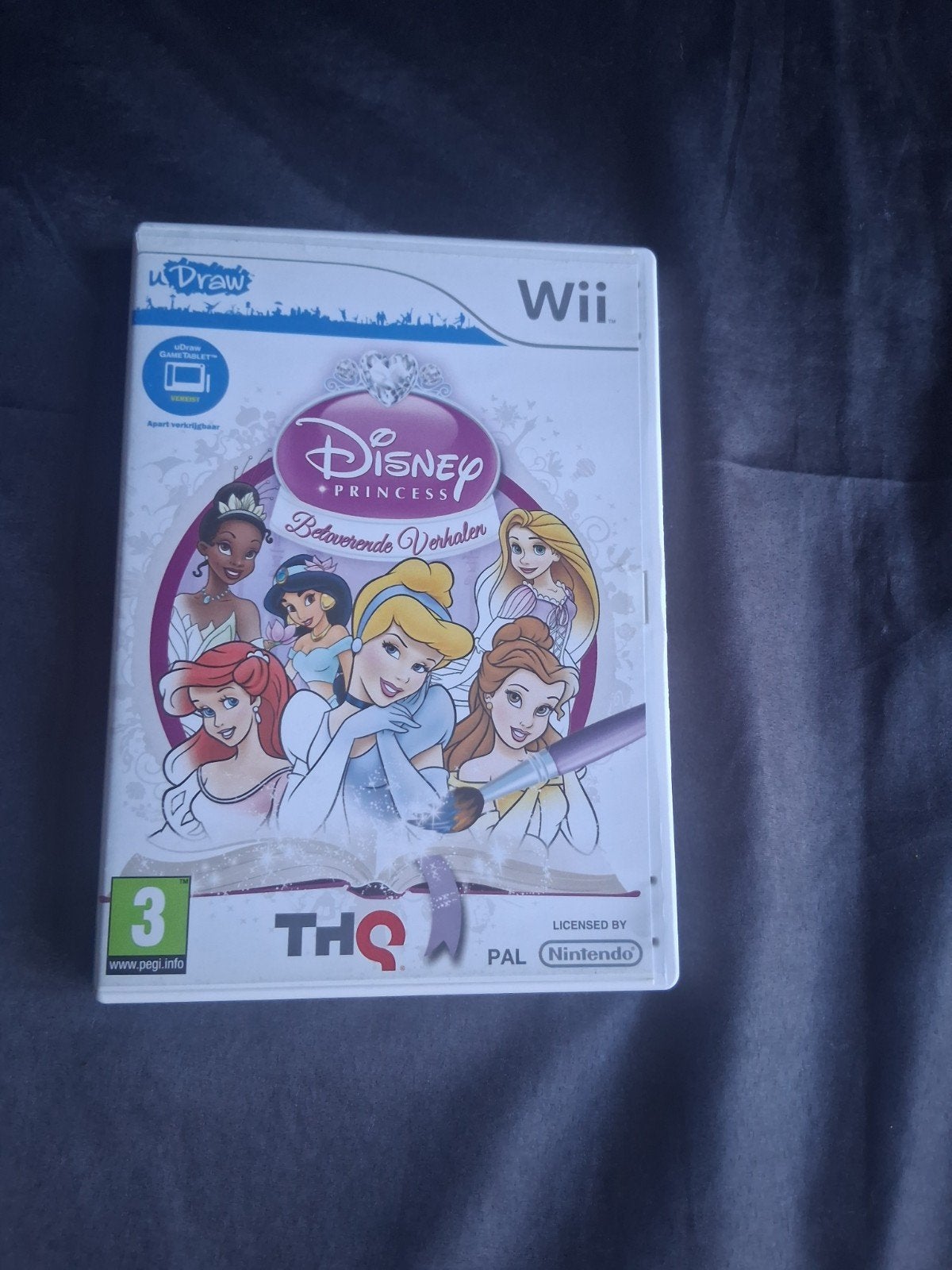 Disney Princess Betoverende Verhalen - Wii uDraw, Puzzel en Educatief, Gebruikt, 1 speler, Ophalen of Verzenden