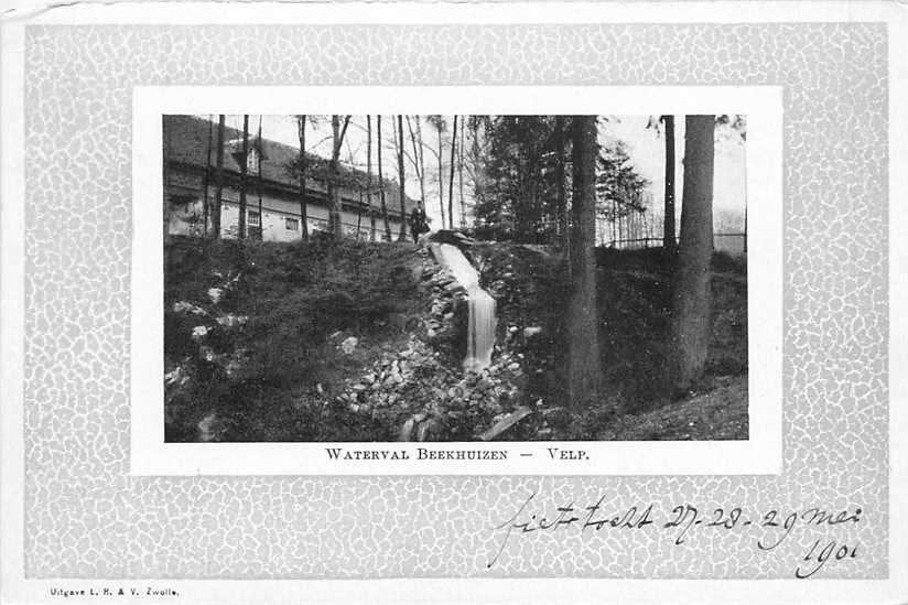 380-904-031 Velp Gld Waterval Beekhuizen, Verzenden, Voor 1920, Gelderland