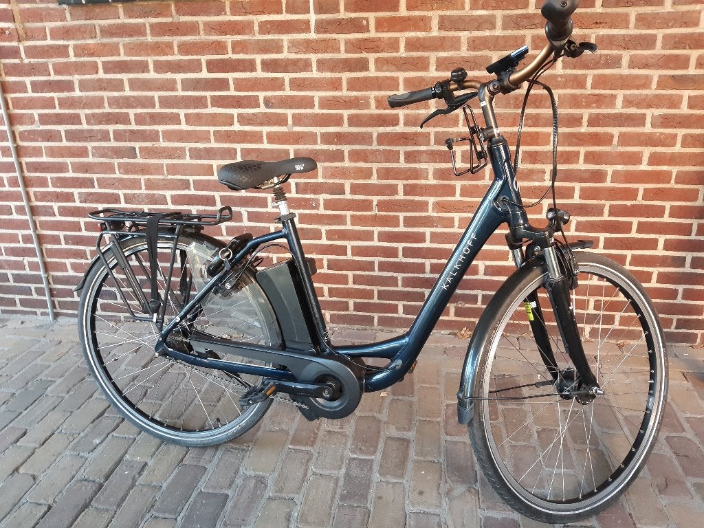 Damesfiets, Fietsen en Brommers, Fietsen | Dames | Damesfietsen, Gebruikt, Velgrem, Versnellingen, 50 tot 53 cm