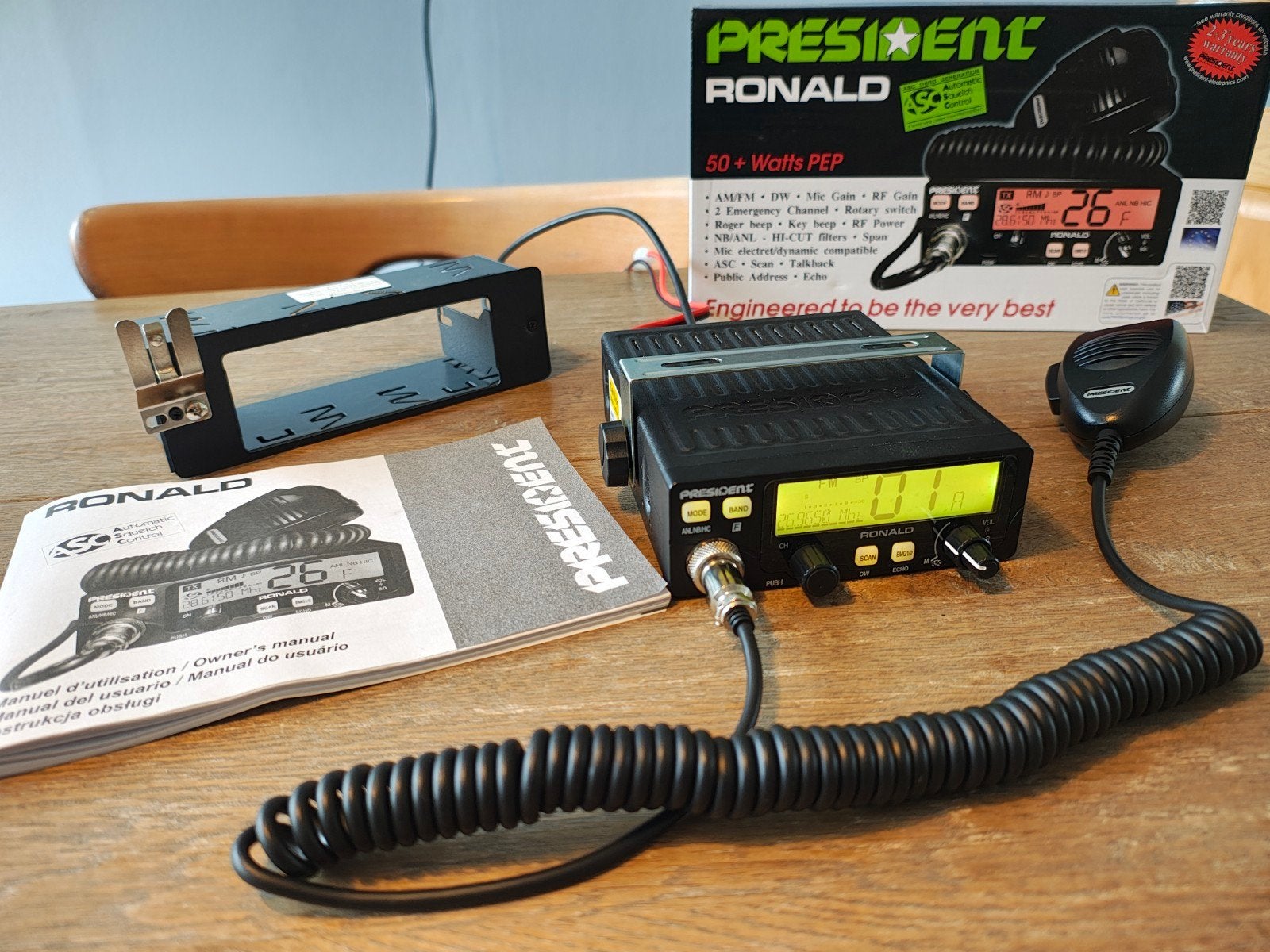 President Ronald CB radio Export, Ophalen of Verzenden, Zo goed als nieuw