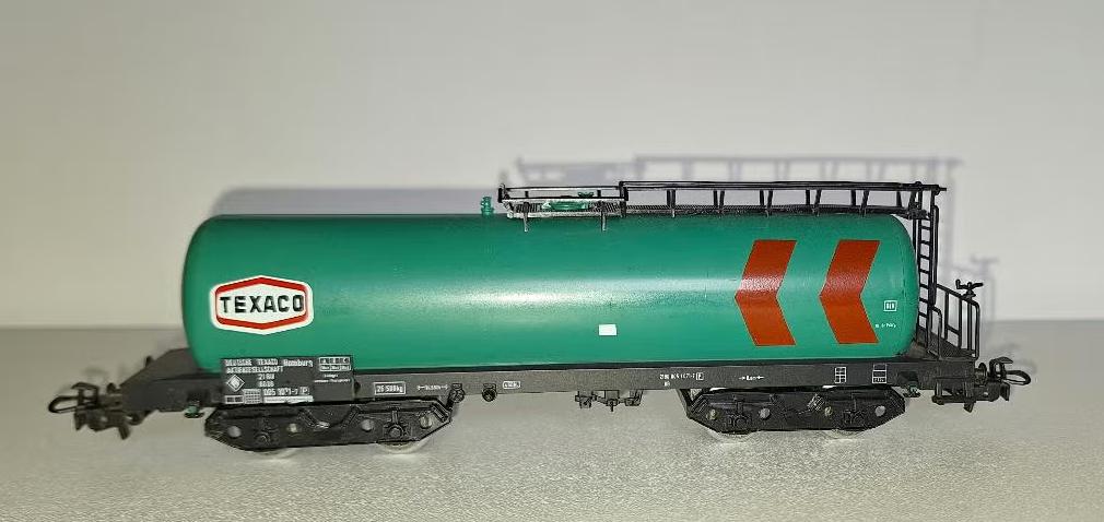 Marklin H0 4652 - 4-assige Ketelwagen Texaco v.d. DB in ovp, Wisselstroom, Wagon, Ophalen of Verzenden, Zo goed als nieuw