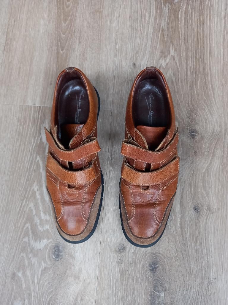 Herenschoenen van Floris van Bommel maat 9,5 (44), Kleding | Heren, Schoenen, Ophalen of Verzenden, Zo goed als nieuw, Bruin