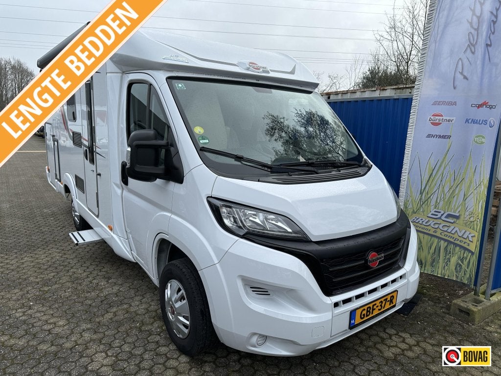 Bürstner Nexxo Van T 620 G ENKELE BEDDEN + COMPACT, Caravans en Kamperen, Campers, Koelkast, Ringverwarming, Fiat, Tot en met 2