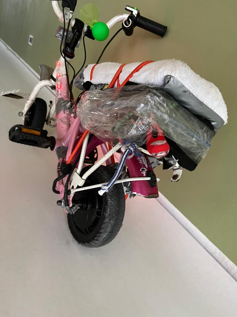 Mini fietsje elektrisch, Ophalen of Verzenden, Gebruikt, Overige merken