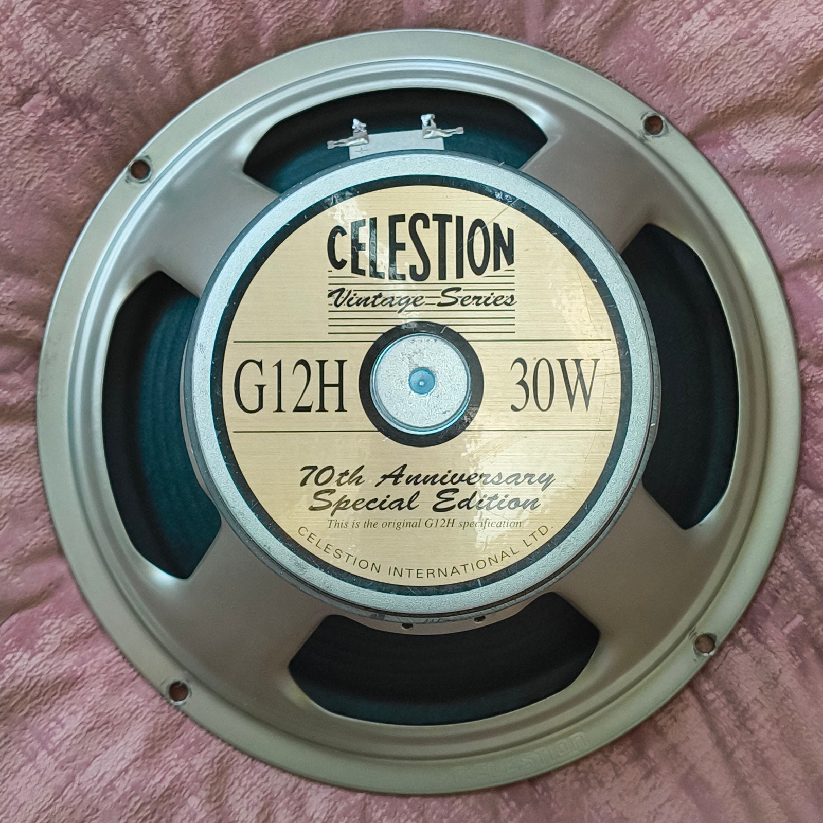 Celestion G12H 70th Anniversary Speaker 8 ohm, 30 watt, Ophalen of Verzenden, Gebruikt