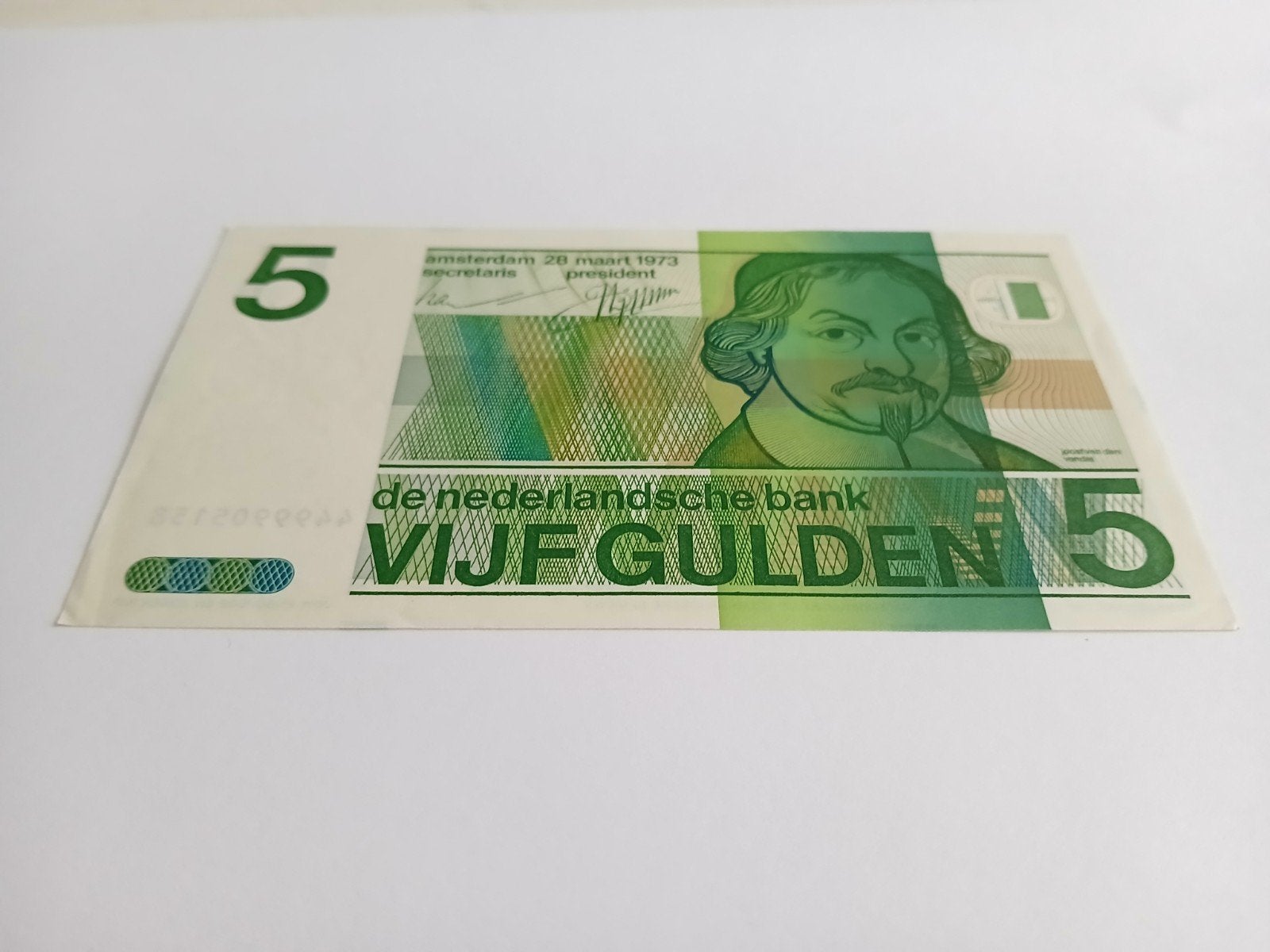 Zeldzaam 5 Gulden biljet 1973 - Rembrandt - Nederlandse Bank, Ophalen of Verzenden, 5 gulden, Los biljet