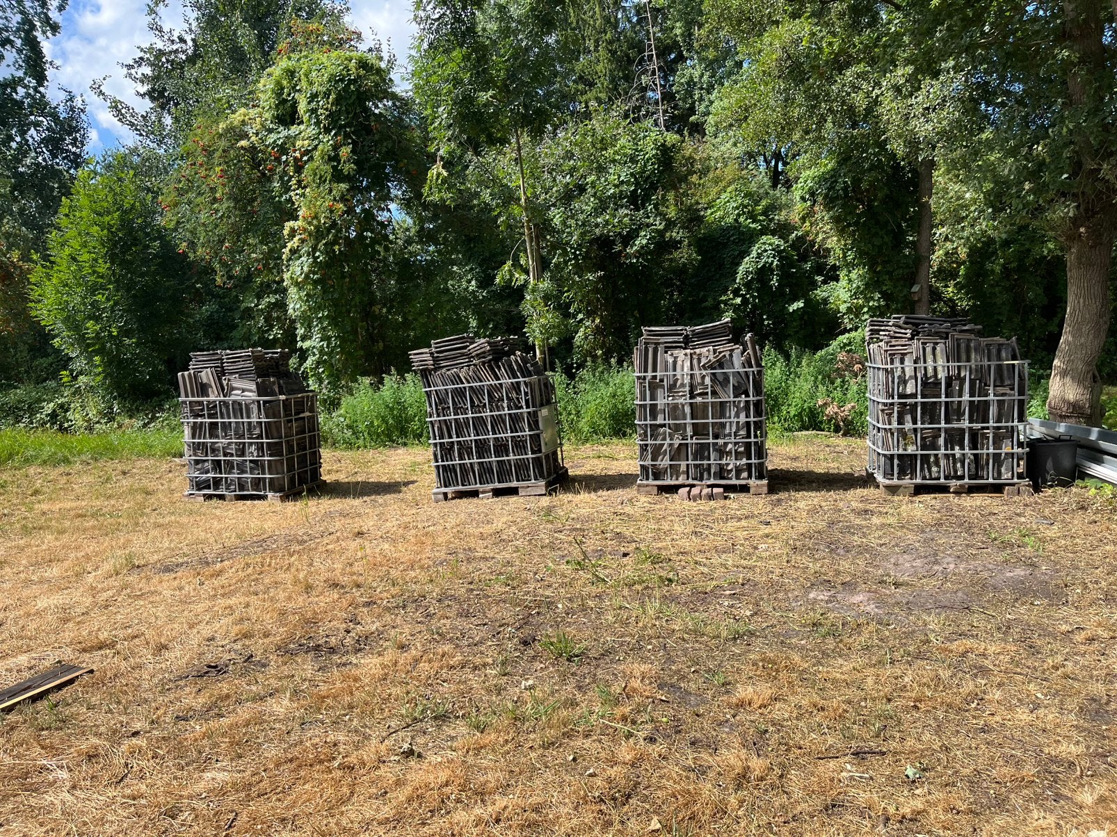 Keramische Mulden Dakpannen ca 1500, Ophalen, Gebruikt, Steen of Klei, 15 m² of meer
