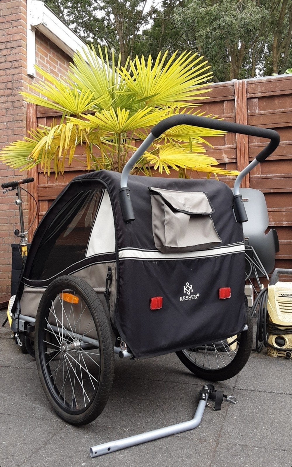Kesser Sport RX  Fietsaanhanger fietskar en duo Buggy in 1, Ophalen, Zo goed als nieuw