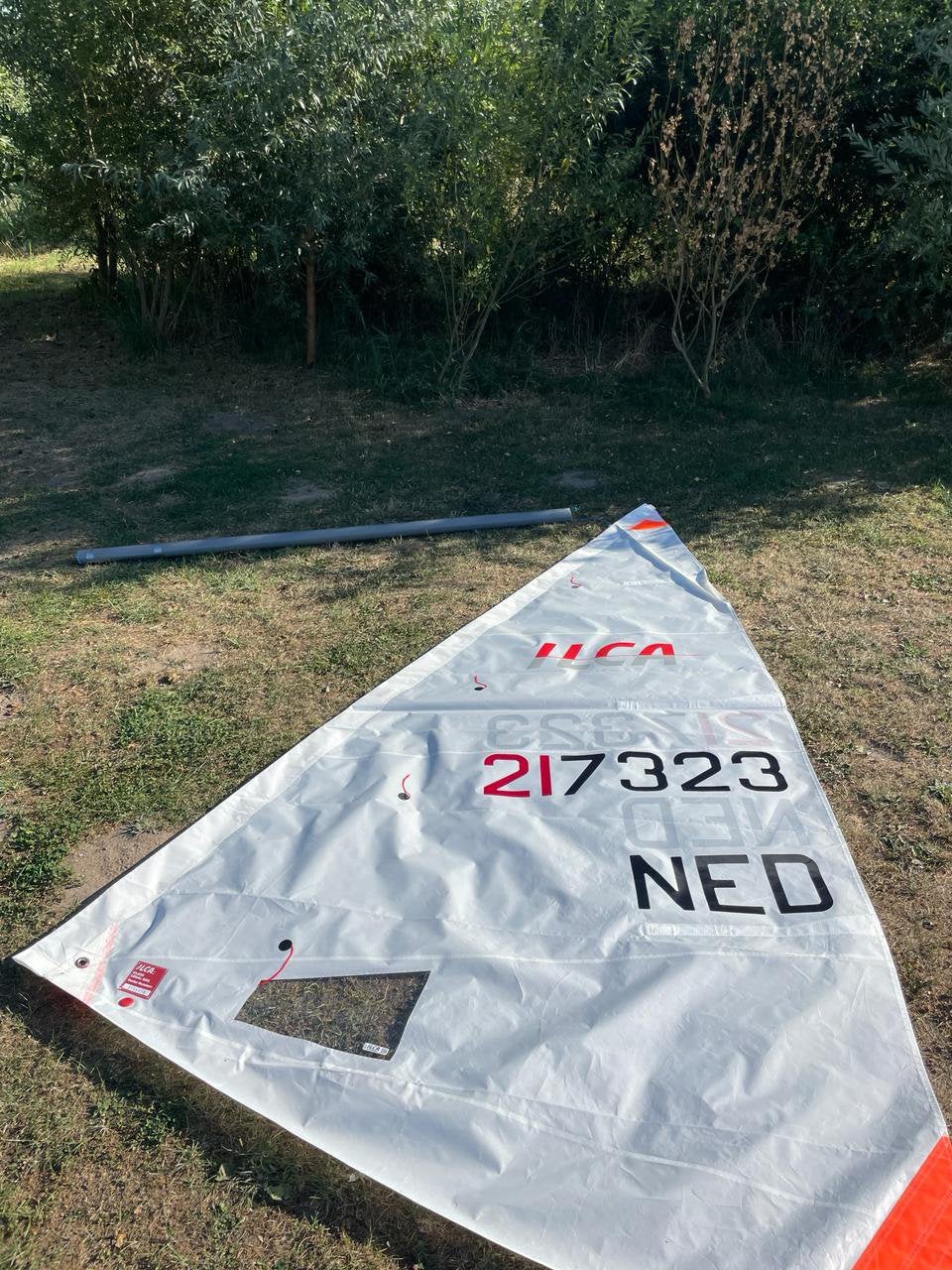 Ilca 4 zeil | 1 seizoen gebruikt., Ophalen, Zo goed als nieuw, Grootzeil, Minder dan 15 m²