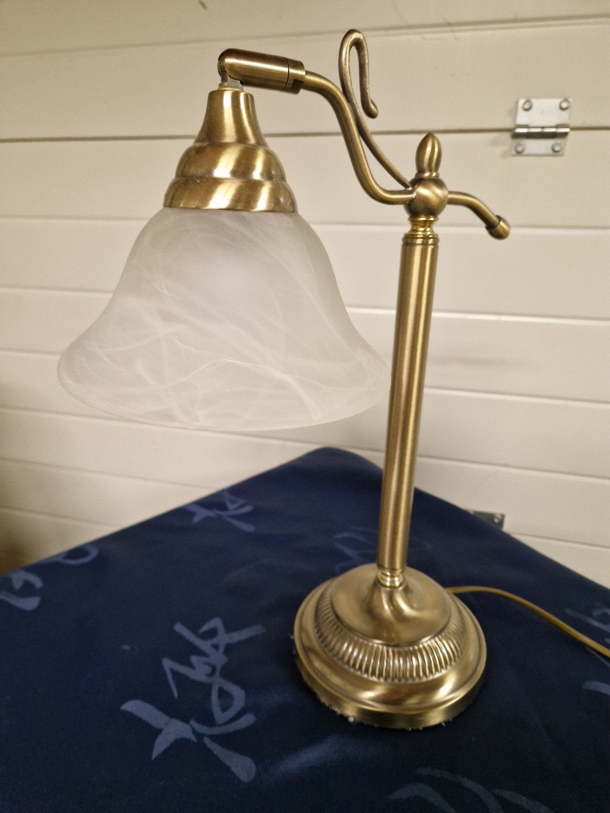 Messing leeslamp bureau lamp, Antiek en Kunst, Ophalen