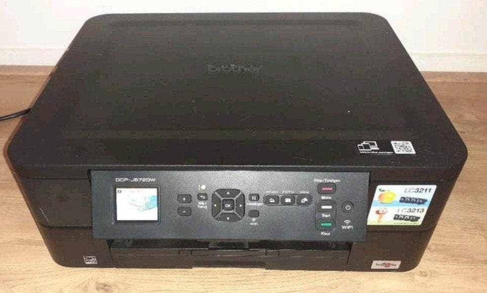 Brother DCP-J572DW All-in-one, Gebruikt, Inkjetprinter, All-in-one, Draadloos