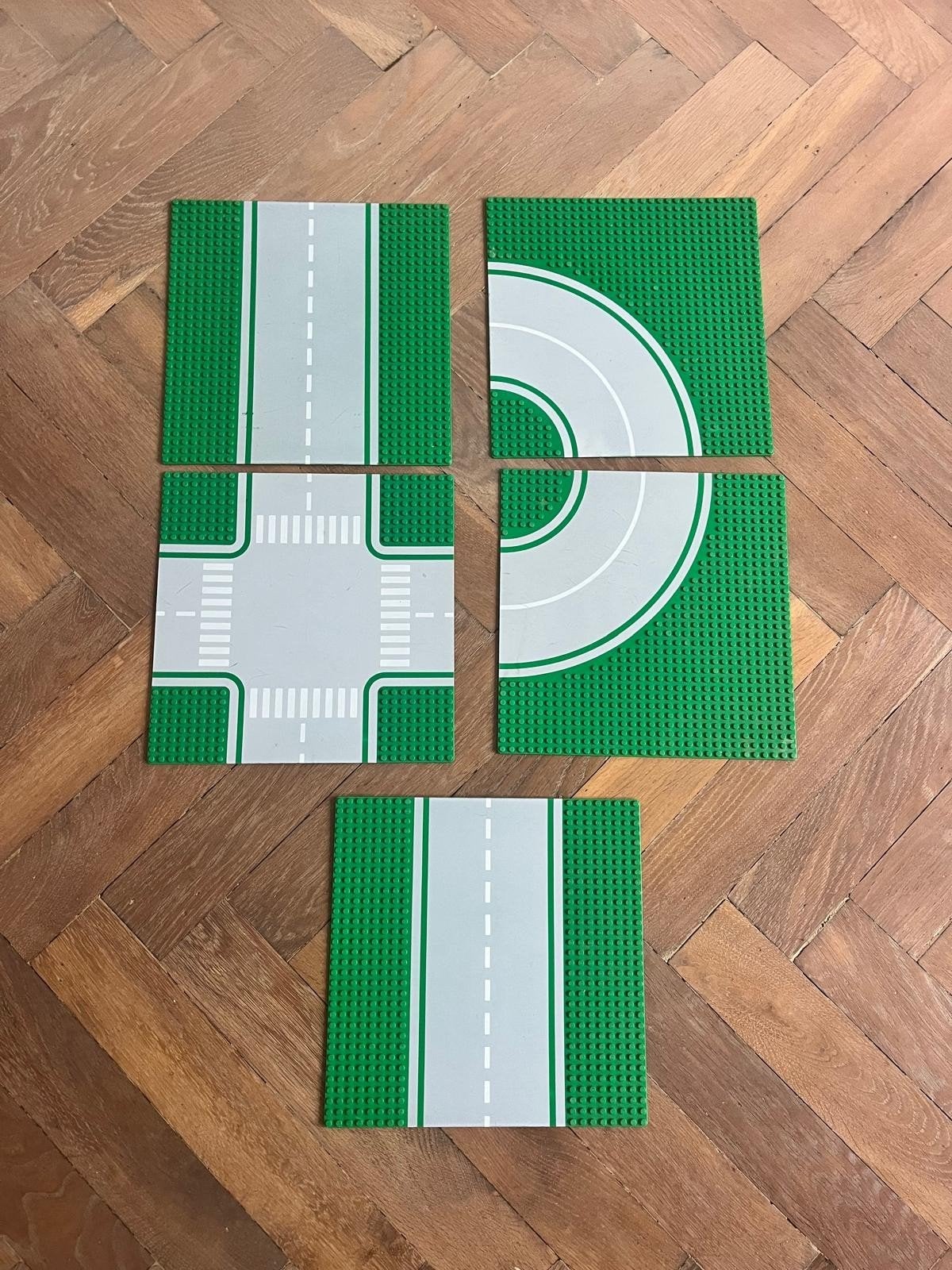 lego basis plaat grondplaat weg straat wegplaat kruizing, Ophalen of Verzenden, Gebruikt, Grondplaat, Lego