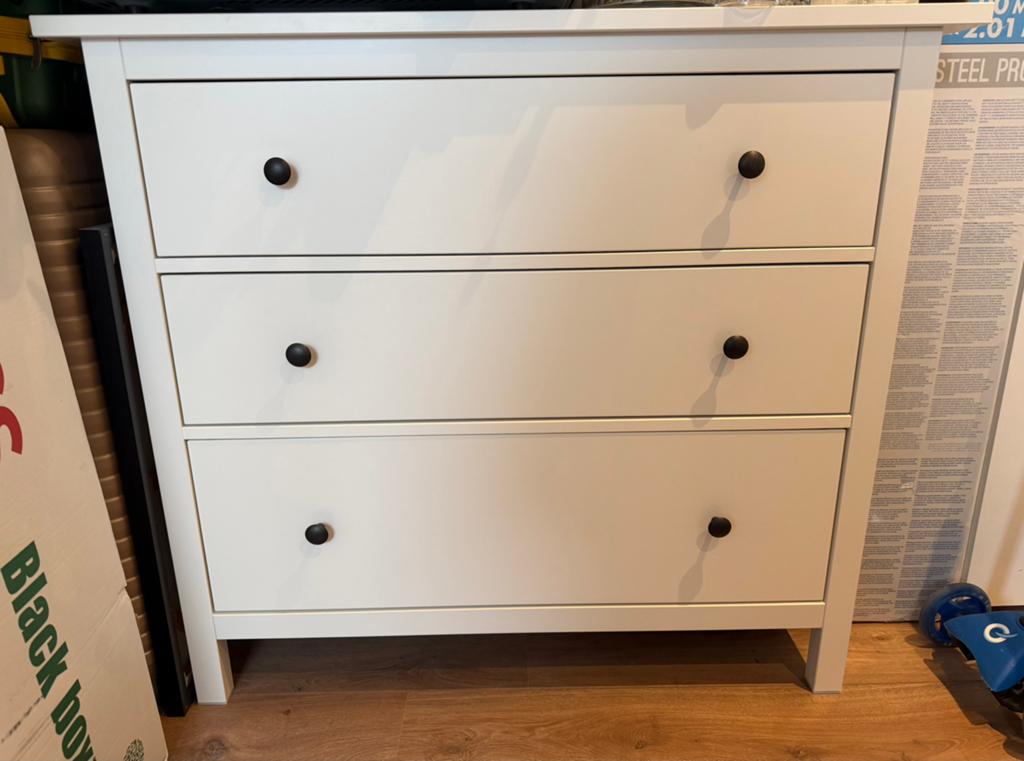 IKEA Hemnes ladenkast 108x96  || Zeer goede staat ||, Ophalen, 100 tot 150 cm, Zo goed als nieuw, 3 of 4 laden