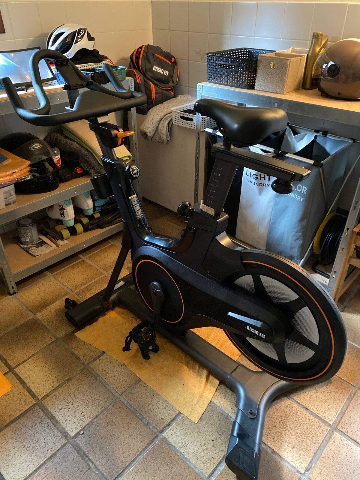 Spinningfiets - gebruikt, Sport en Fitness, Gebruikt, Spinningfiets, Ophalen of Verzenden, Metaal