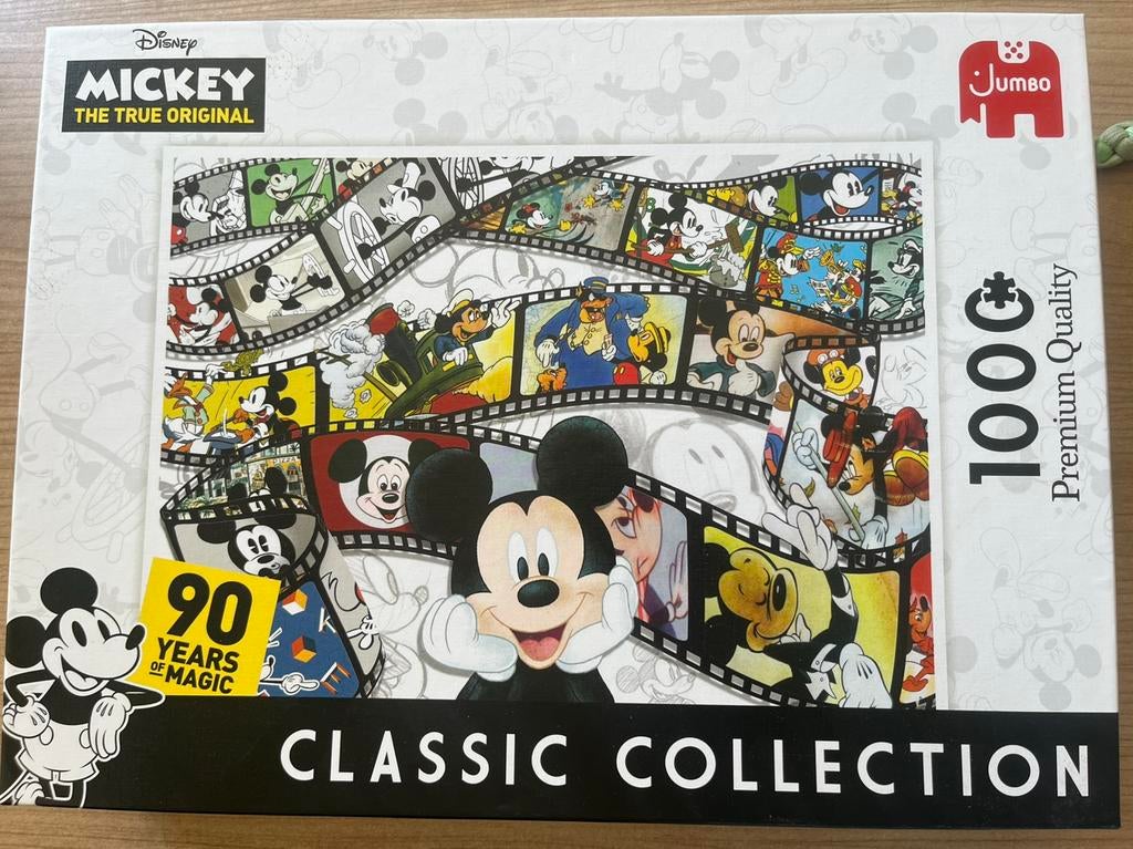 Micky puzzel 1000 stukjes, Ophalen, 500 t/m 1500 stukjes, Zo goed als nieuw
