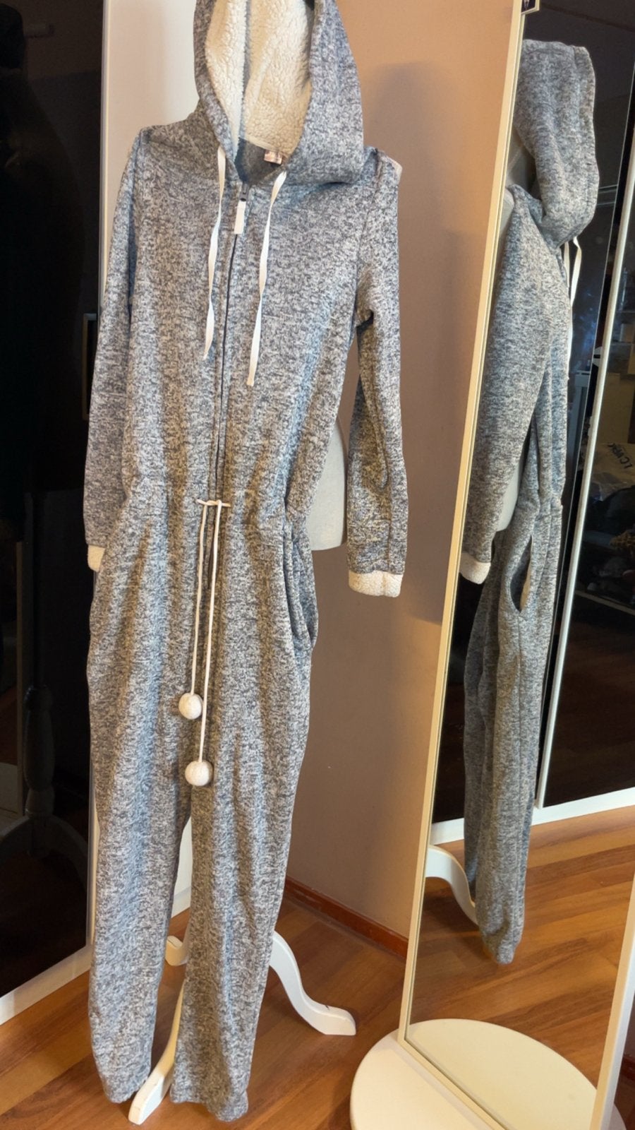 Esmara Lingerie Onesie - Maat M (40/42), Ophalen, Zo goed als nieuw, Maat 38/40 (M), Grijs