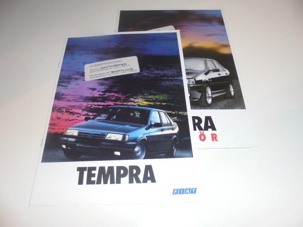 brochureset Fiat Tempra  1991, Ophalen of Verzenden, Nieuw, Overige merken
