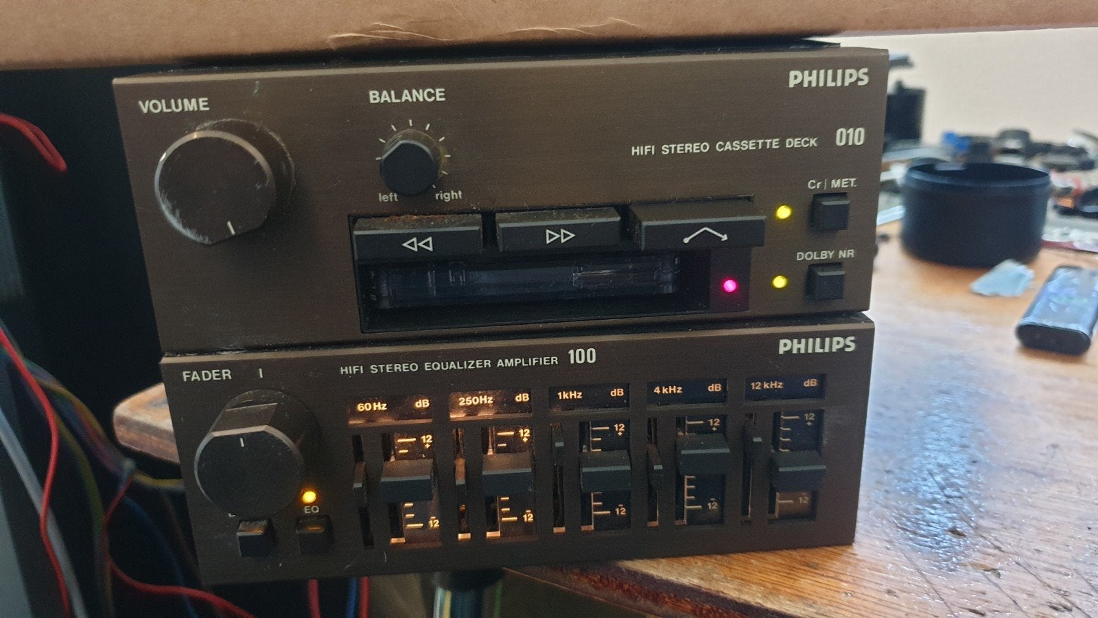 philips autoradio cassette equalizer, Ophalen of Verzenden