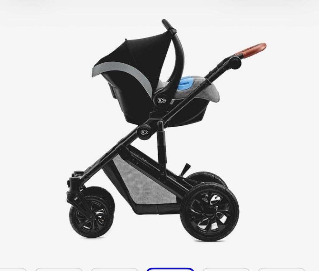 Kinderkraft Moov 3-in-1 Combiwagen - Grijs, Gebruikt, Luchtbanden, Combiwagen, Ophalen