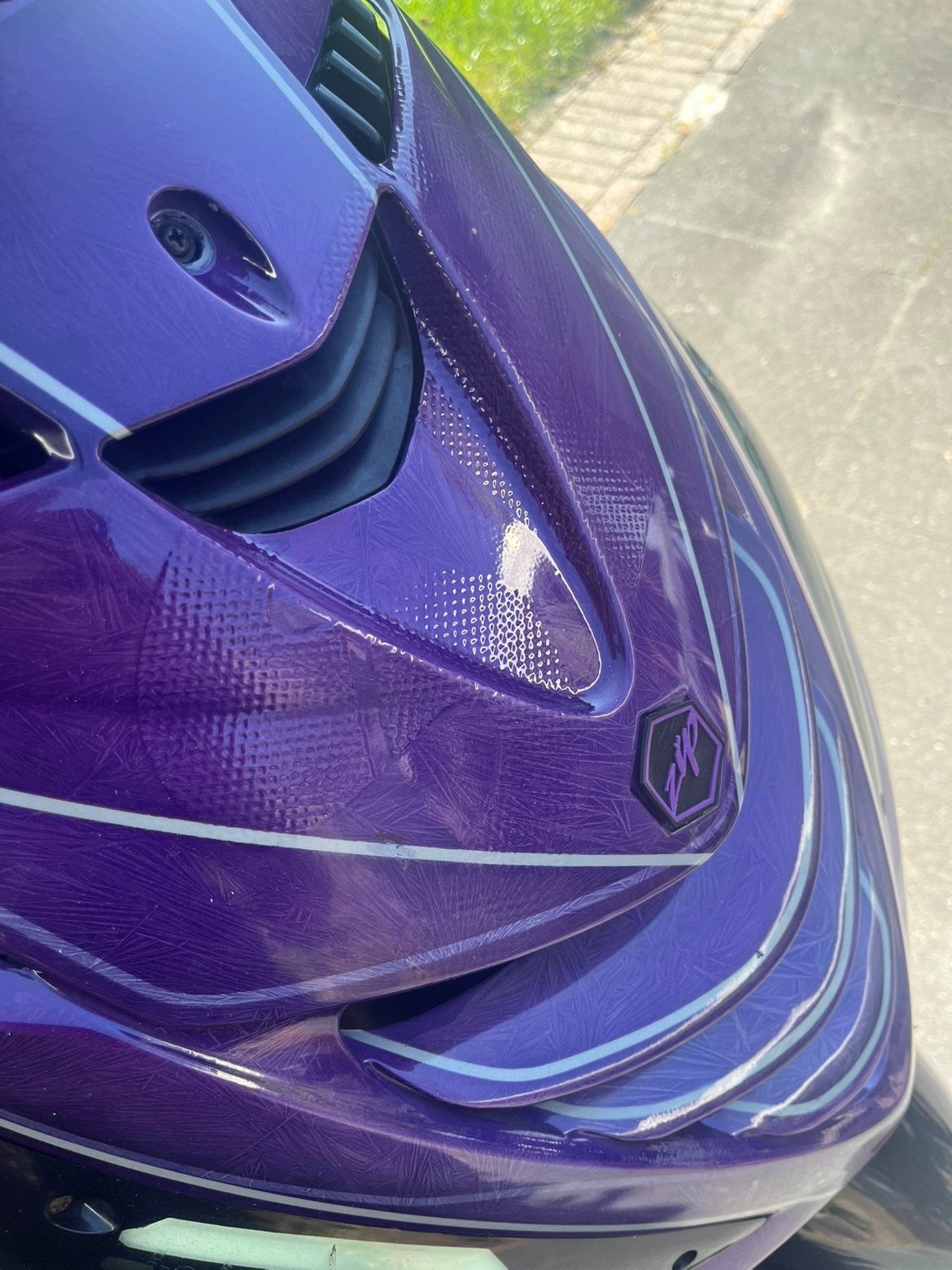 Piaggio zip custom gespoten professioneel gespoten, Ophalen of Verzenden, Zo goed als nieuw, Kap, Piaggio